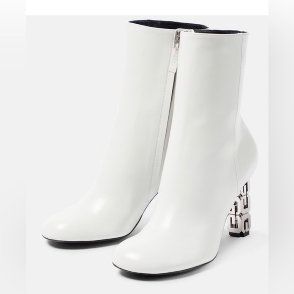 Givenchy G Cube White Booties Shoes 2023 Current $1250 - Picture 8 of 16